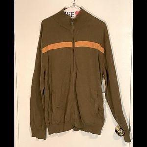 Banana Republic Full Zip Sweater XL NWT